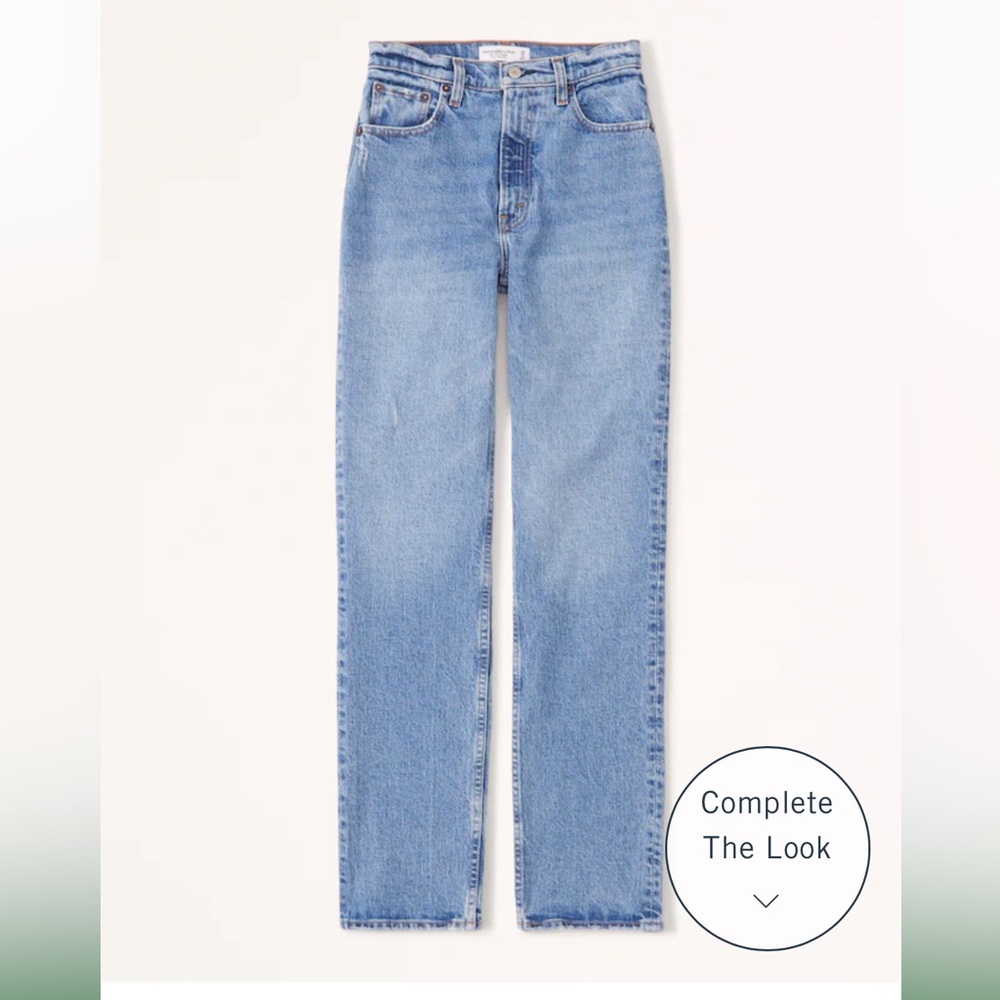 Like New! Abercrombie & Fitch l The 90’s Straight Ultra High Rise Jean. 28/6R